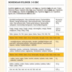 Bohemian Pilsner germé sur aire Weyermann 3-5 EBC 5 kg