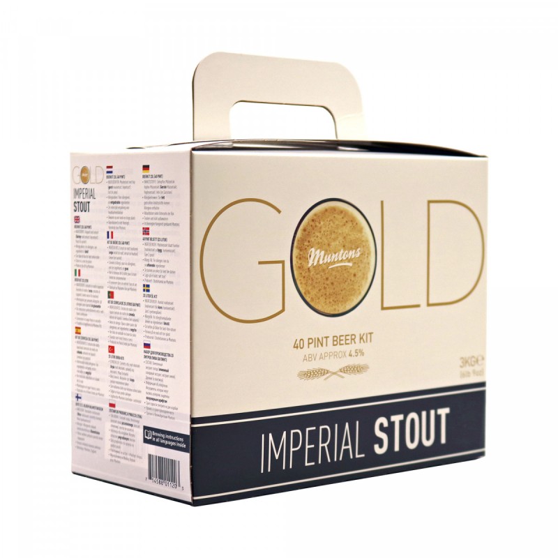 Kit de bière Muntons Gold Imperial Stout 3 kg