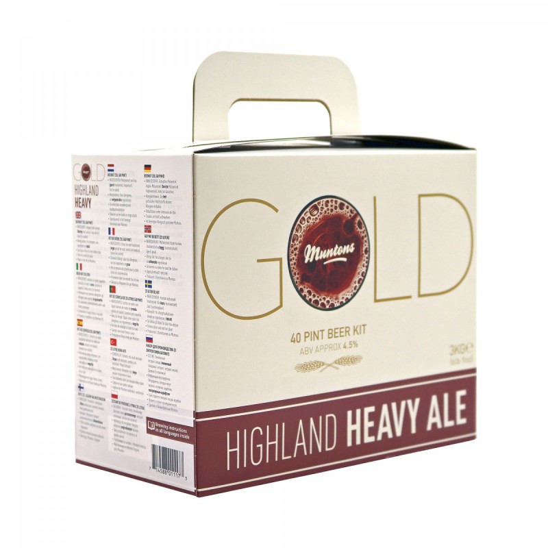 Kit à bière MUNTONS Gold Highland heavy ale 3kg