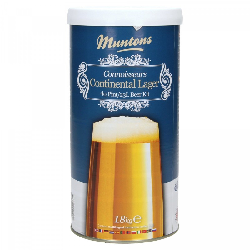 Kit à bière MUNTONS Continental lager 1.8kg