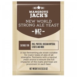Levure à bière sèche New World Strong Ale M42 - Mangrove Jack's Craft Series - 10 g